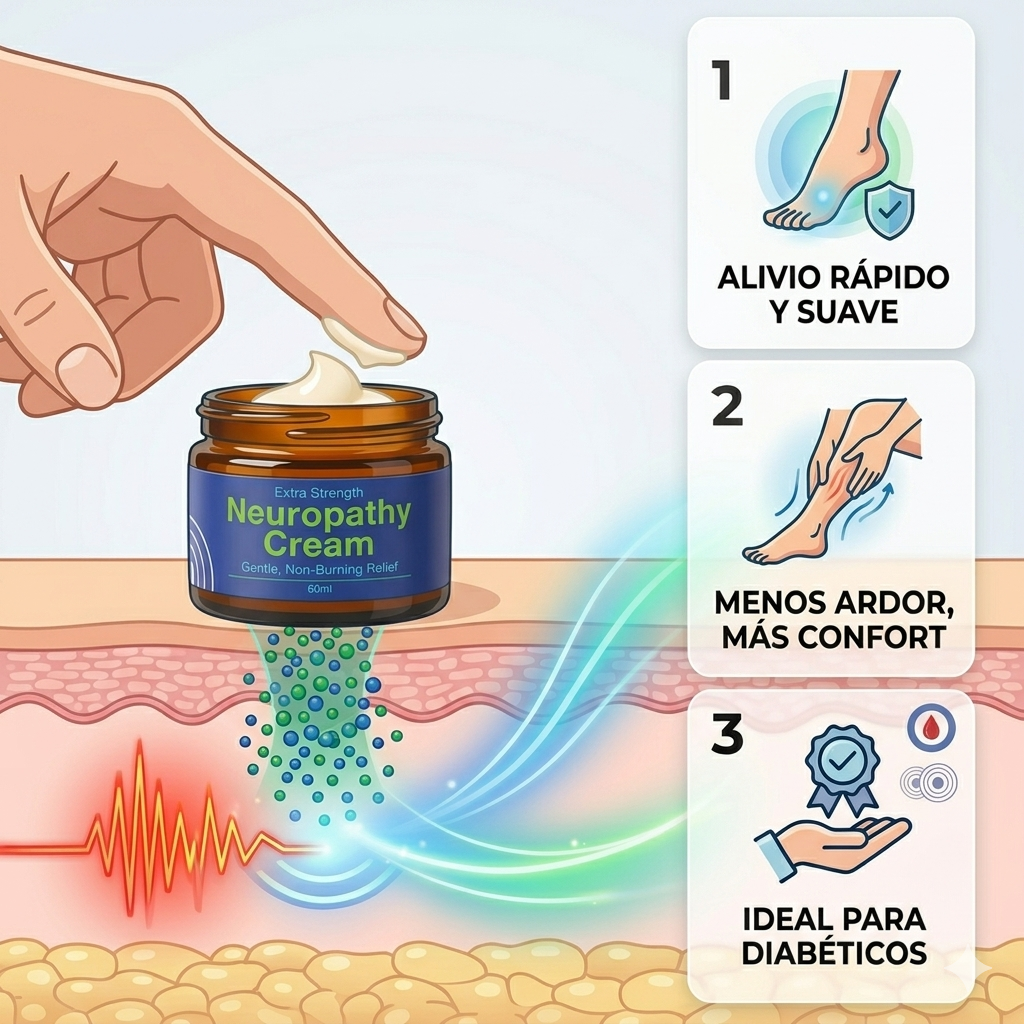 Crema Quita Ardor Y Hormigueo